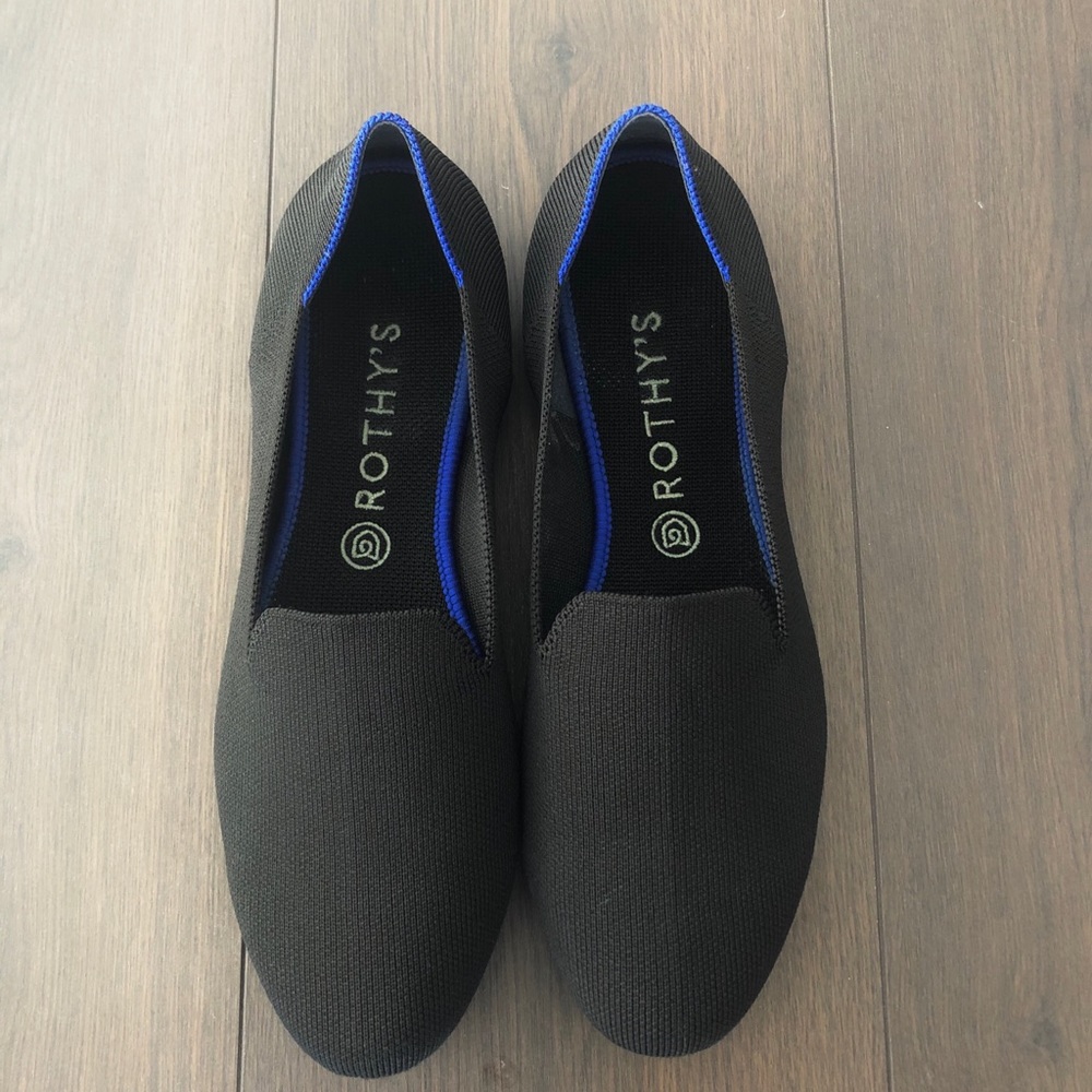 Rothys Black Loafers Size 10.5